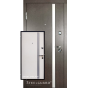 Входные двери Steelguard AV-1 венге/белый шелк 